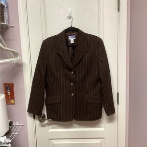 Pendleton Brown Wool Business Suit